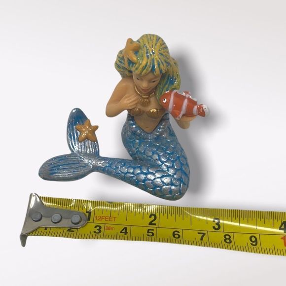 Papo | 3/$15 Silver Mermaid Figurine With Clown Fish - Picture 6 of 6